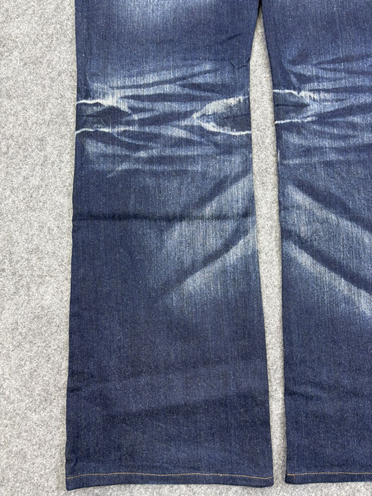 Japanese Brand 💥FLARE🔥Insane NCFM Japan Stone Wash Flare Jeans F714 Size US 36 / EU 52 - 17 Thumbnail