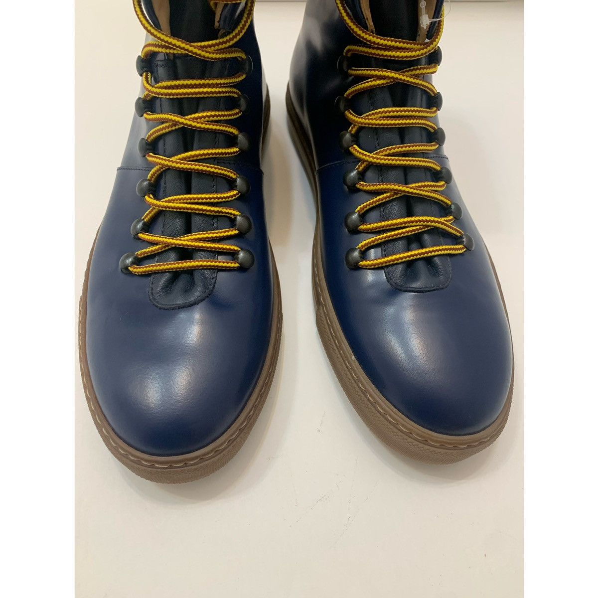 Common Projects COMMON PROJECTS NAVY TREKKING HIKING BOOTS Size US 9 / EU 42 - 12 Thumbnail