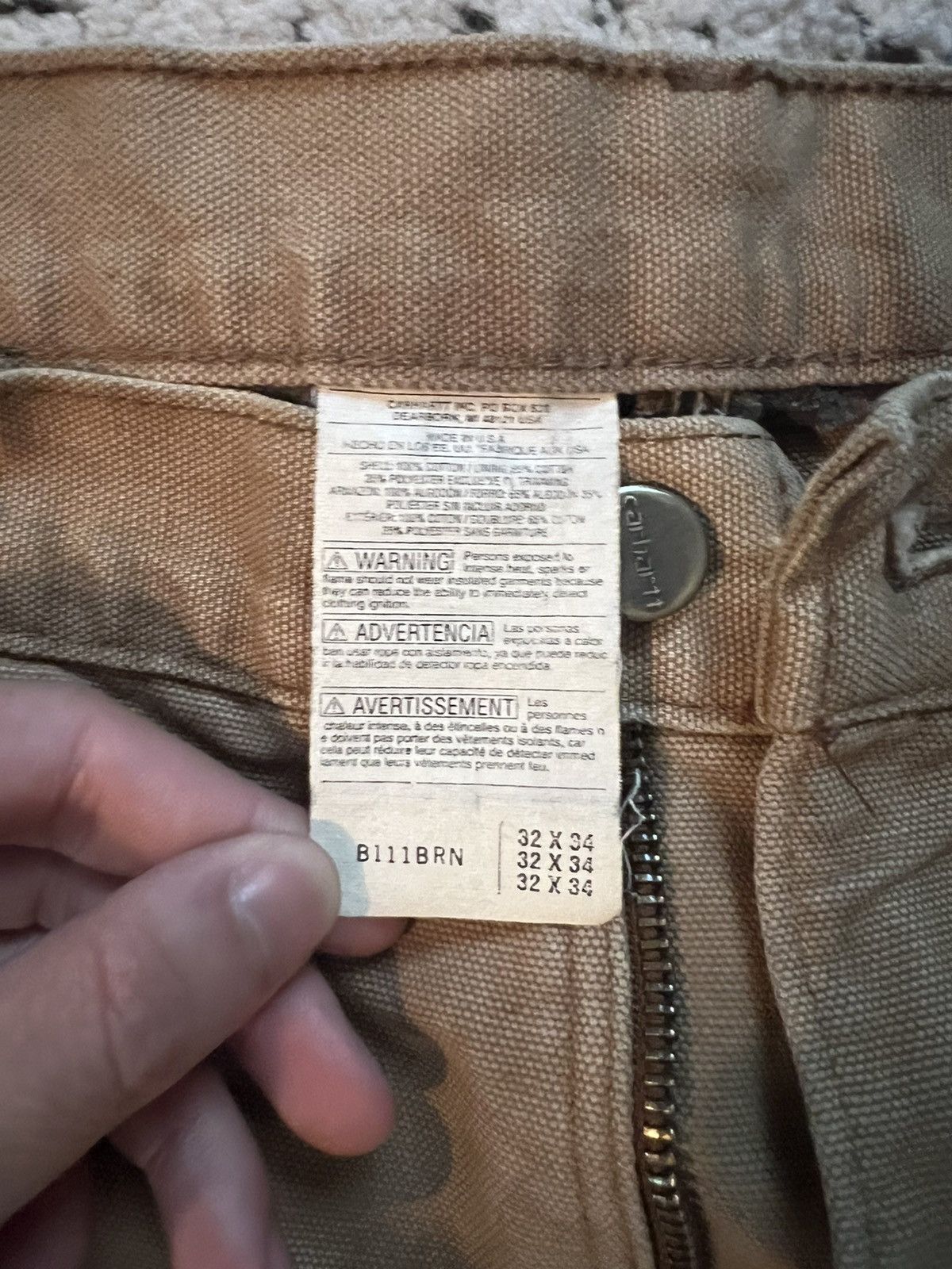 Carhartt × Carhartt Wip Vintage Carhartt Pants Size US 32 / EU 48 - 8 Thumbnail
