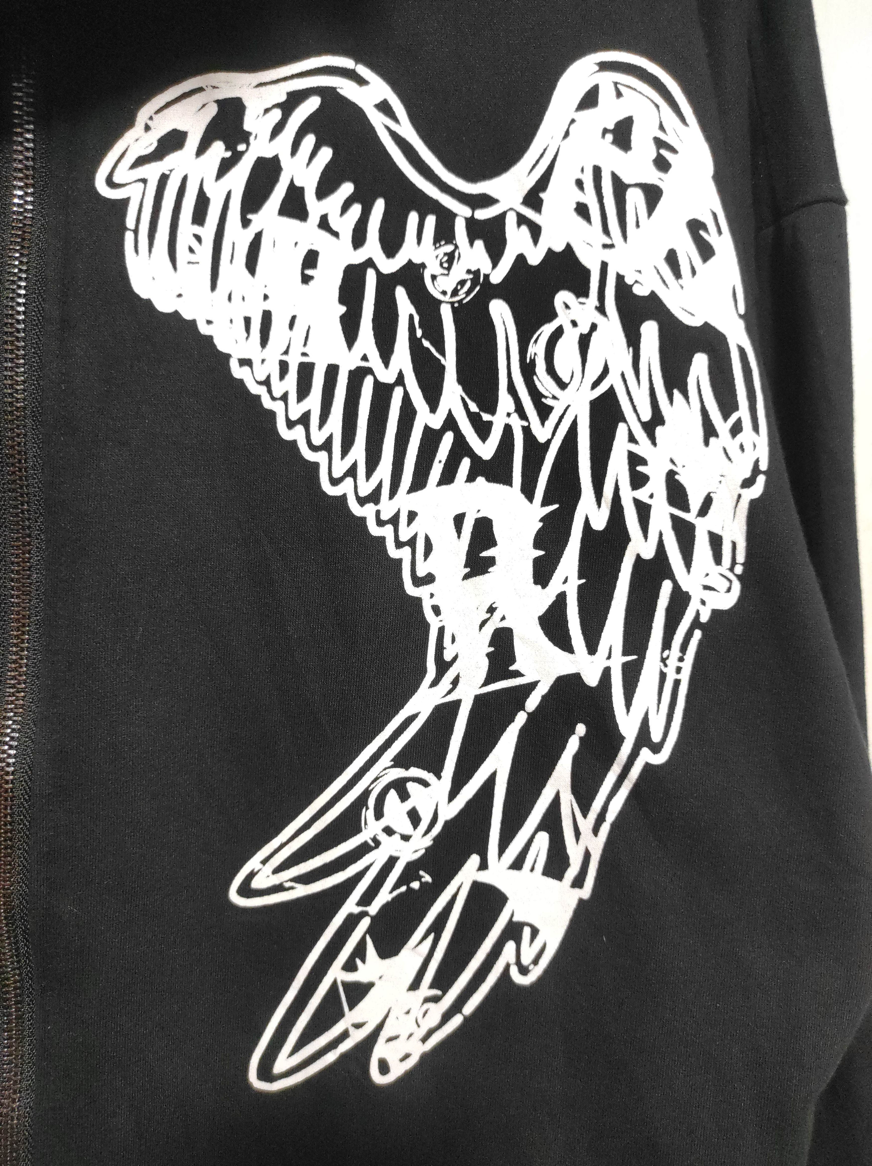 If Six Was Nine Nier Clouting Wings Back Zipper Fur Hoodie LGB i6w9 style Size US XL / EU 56 / 4 - 13 Thumbnail
