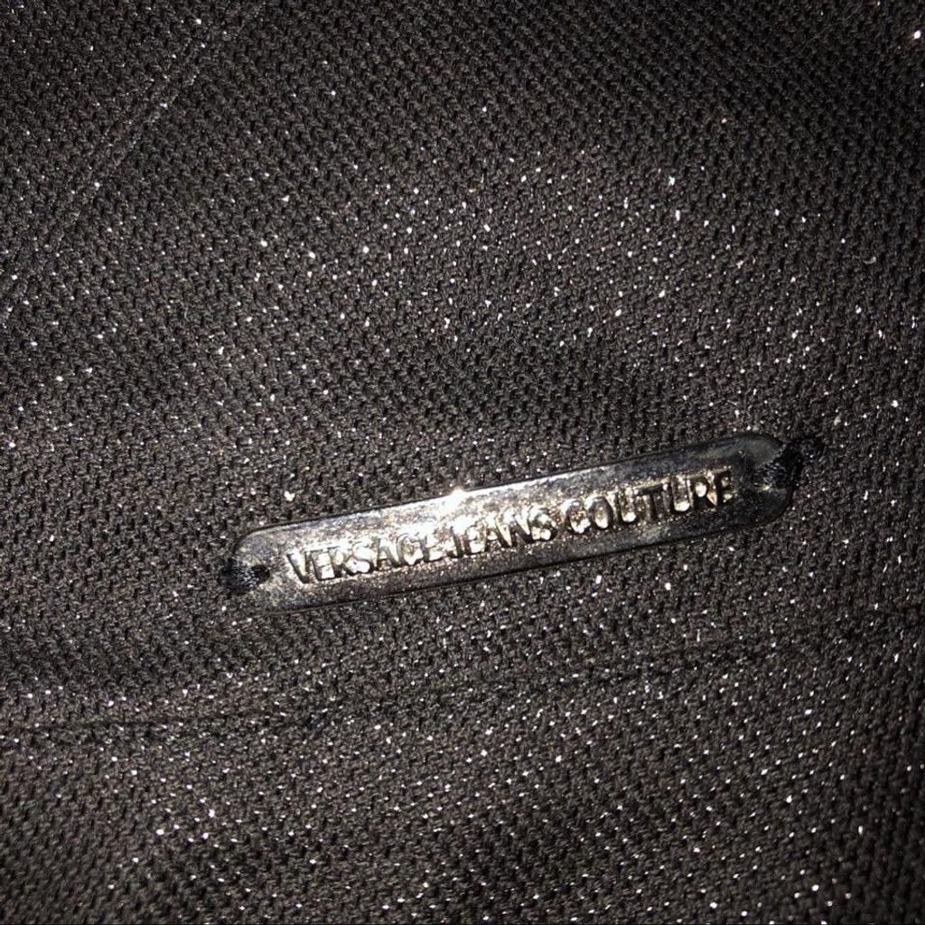 Versace Jeans Couture Versace Jeans Couture Black Jean Jacket Size XS Size XS / US 0-2 / IT 36-38 - 3 Thumbnail