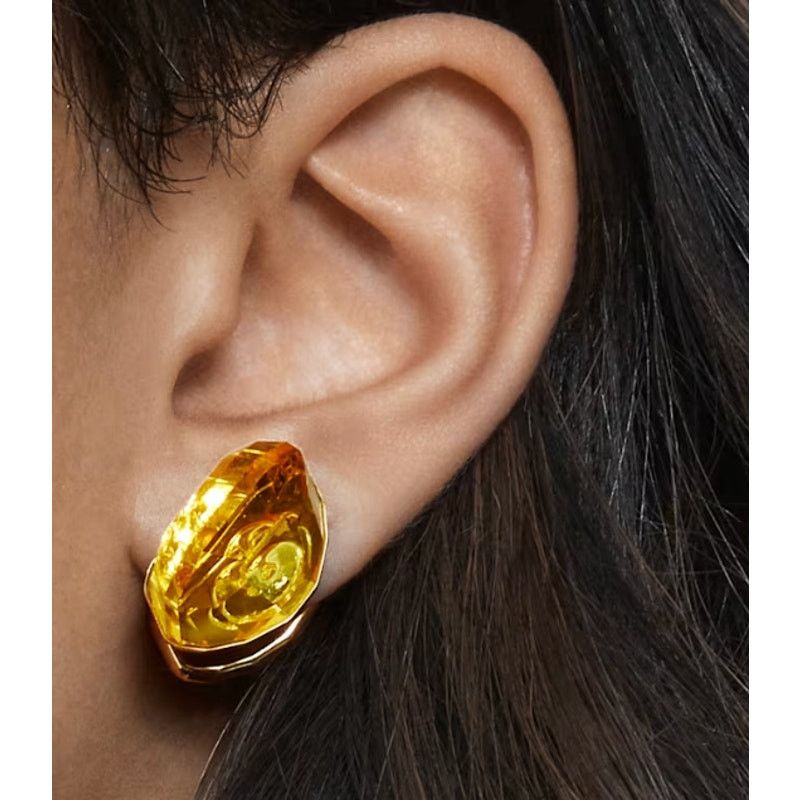 Swarovski Swarovski Lucent stud earring Single, Yellow Size ONE SIZE - 6 Thumbnail