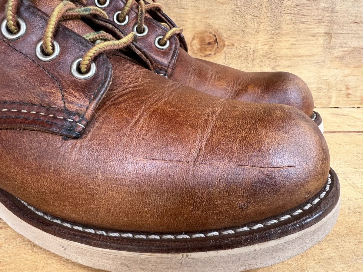 Red Wing Red Wing 9111 Classic Round Toe Brown Leather Boots Size US 7 / EU 40 - 7 Thumbnail