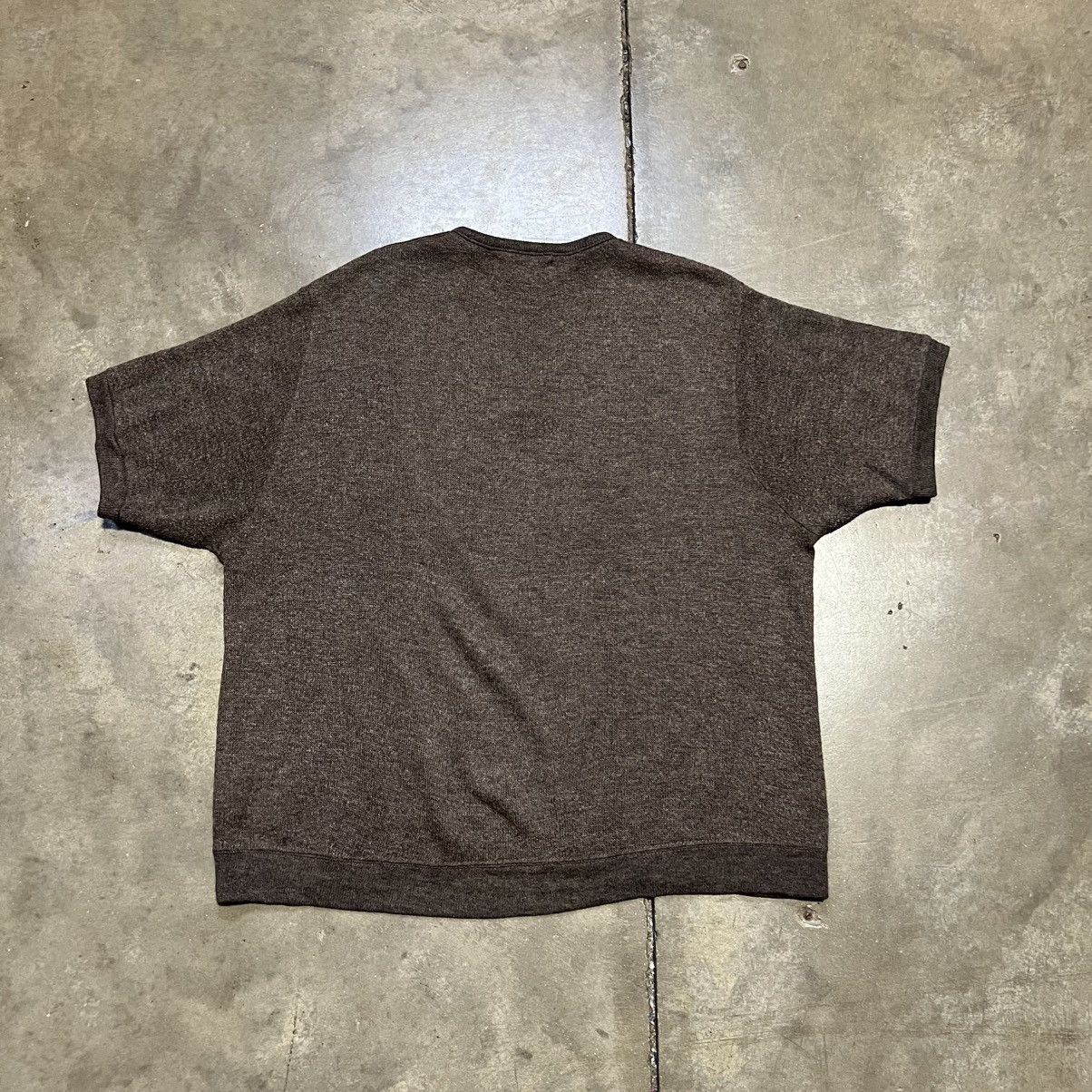Vintage Vintage 60s 70s Short Sleeve Sweater Brown Grunge Punk USA Size US M / EU 48-50 / 2 - 6 Thumbnail