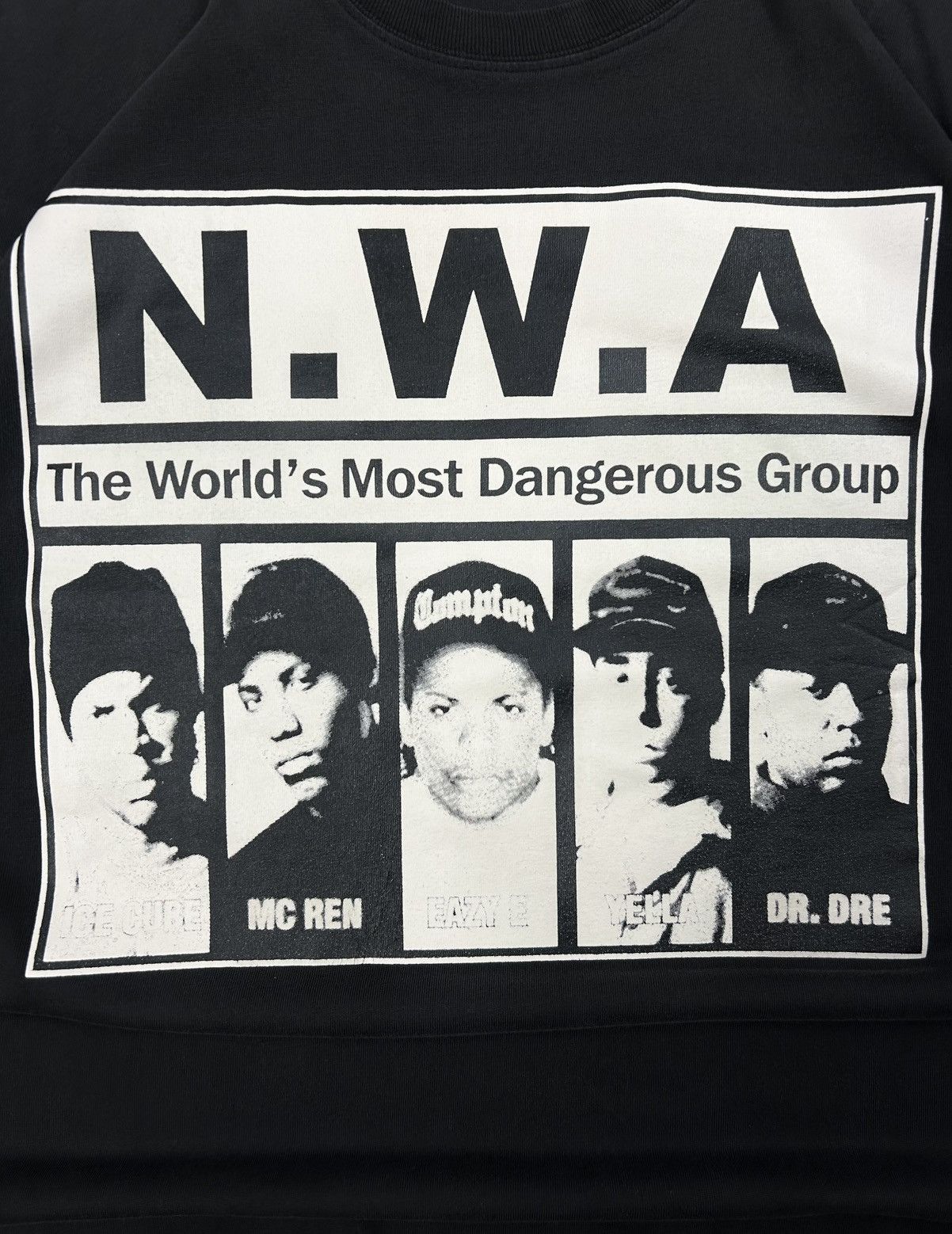 Rap Tees Vintage N.W.A Most Dangerous Rap Tee Ruthless Records Tshirt Size US XXL / EU 58 / 5 - 7 Thumbnail