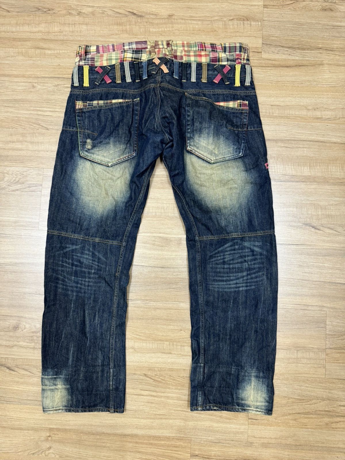 Seditionaries Japanese Brand double waist punk style Jeans Size US 42 / EU 58 - 6 Thumbnail