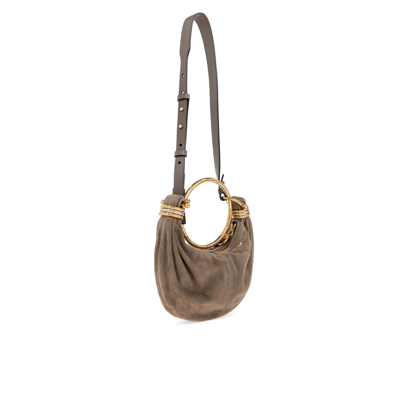Chloe Chloe Mini Bracelet Gray Shoulder Bag New Size ONE SIZE - 3 Thumbnail