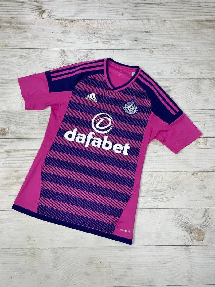 Adidas Adidas Sunderland 2016 2017 Third Shirt Soccer Jersey Size US S / EU 44-46 / 1 - 1 Thumbnail