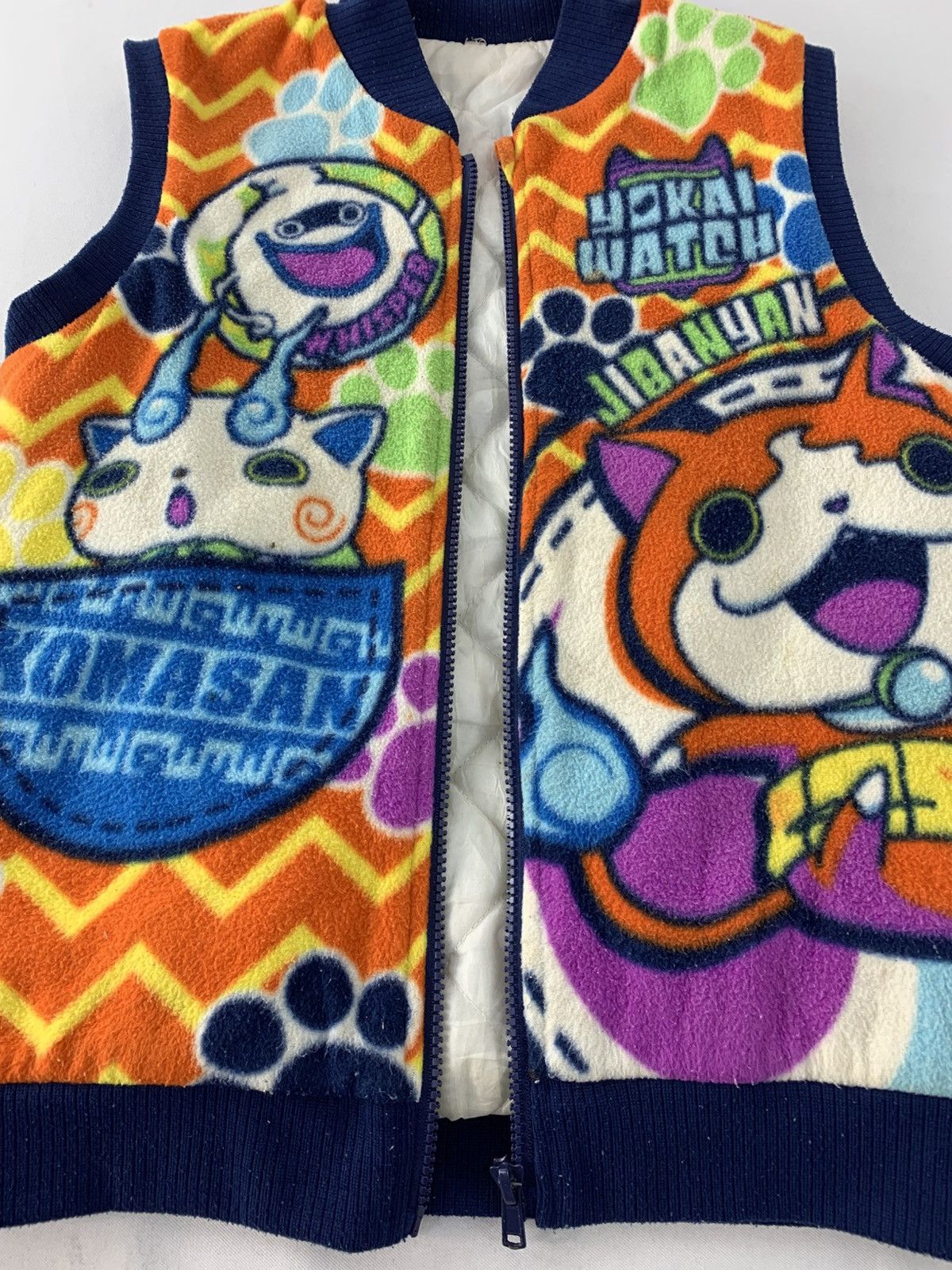 Other 90s Japanese Anime Yokai Watch Fleece Vest Padded Jacket Size US S / EU 44-46 / 1 - 4 Thumbnail