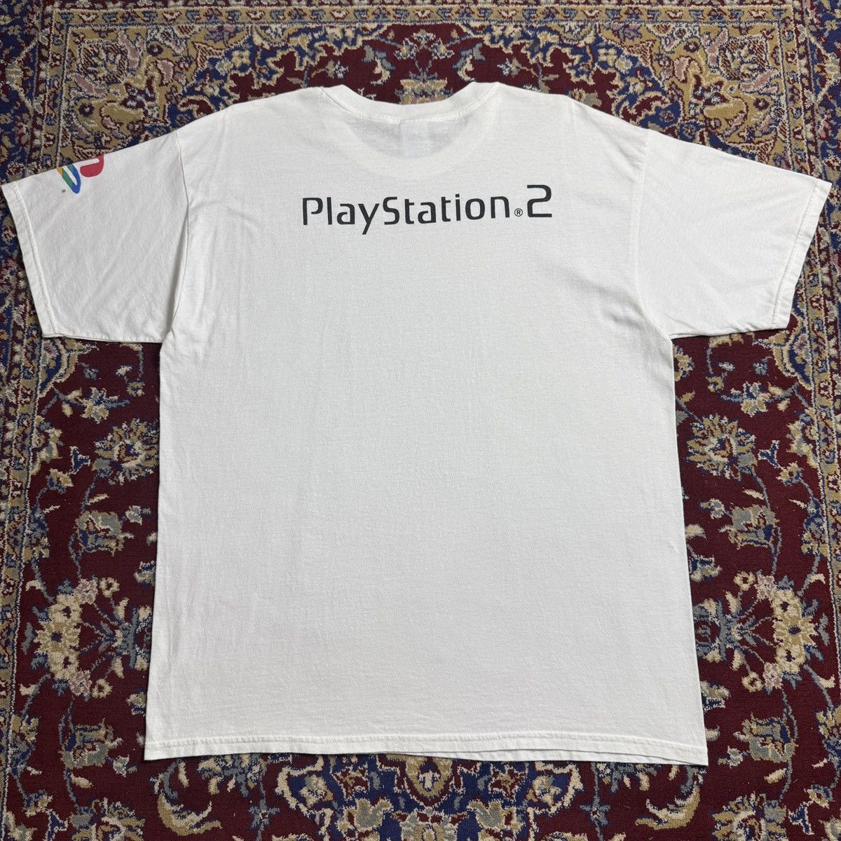 Playstation 2000s Playstation PS 2 989 Sports logo video game promo tee Size US XL / EU 56 / 4 - 2 Thumbnail