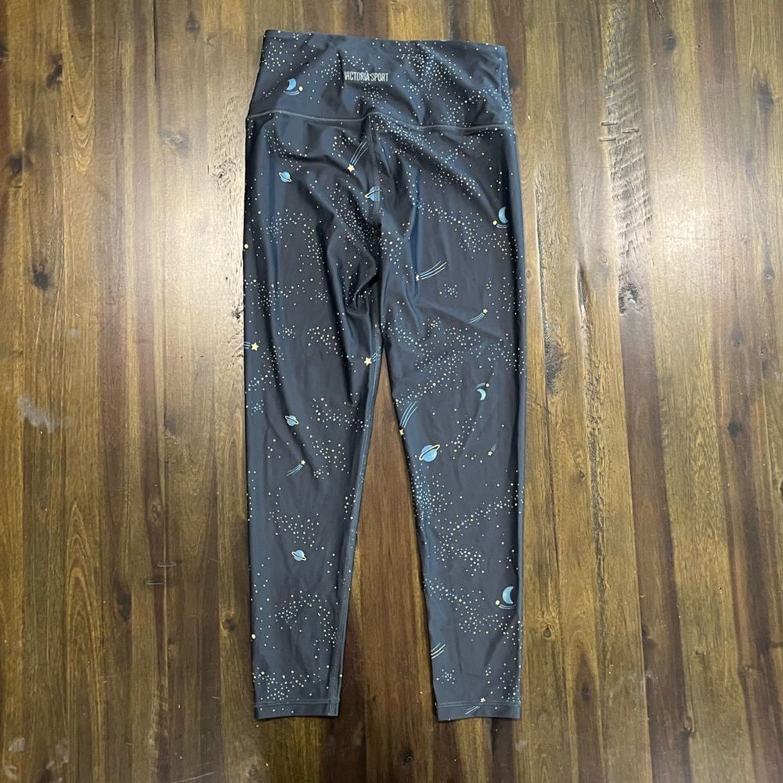 Vintage NWOT Victoria's Secret Sport Space Print Leggings - Size S Size 24" / US 00 / IT 34 - 9 Thumbnail