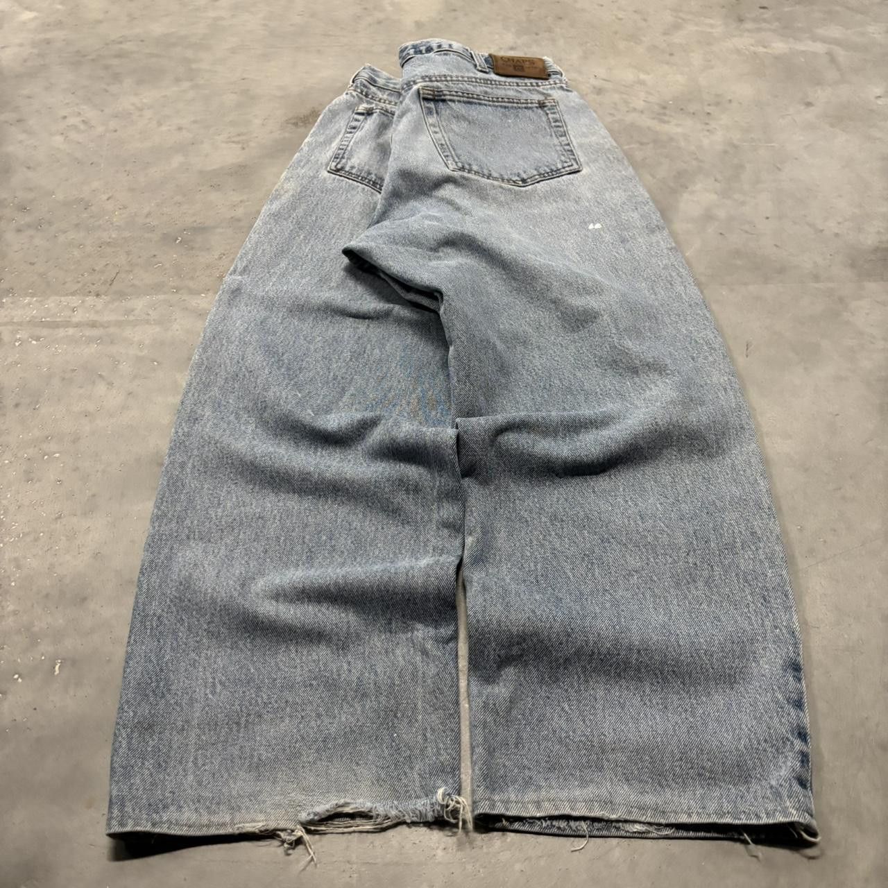Japanese Brand × Vintage Crazy Vintage Y2K/2000s Baggy Grunge Light Wash Denim Jeans! Size US 34 / EU 50 - 4 Thumbnail