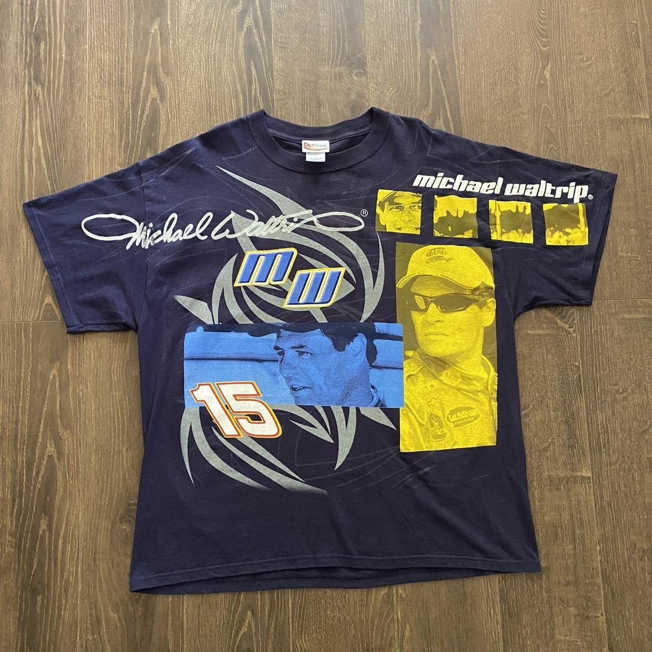 NASCAR aop double sided brandnew vintage nascar tee Size US XL / EU 56 / 4 - 6 Thumbnail