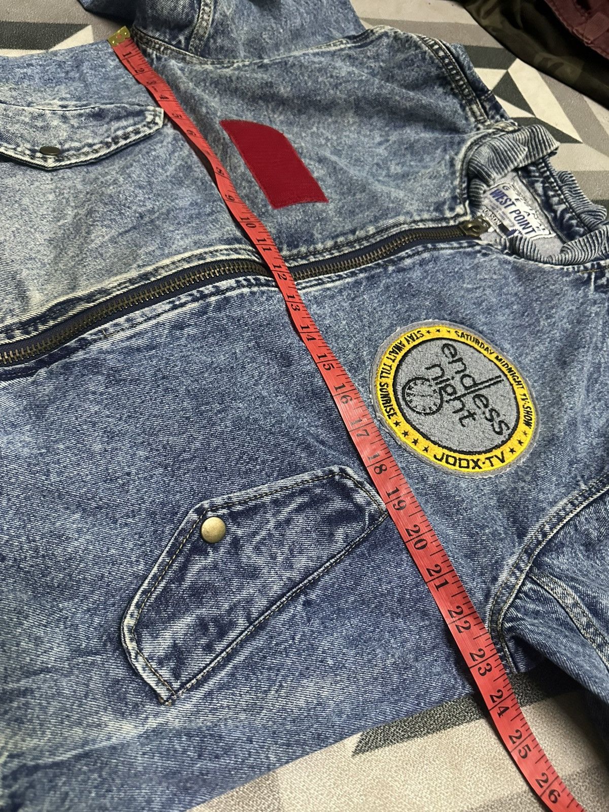 Japanese Brand Vintage Bobson denim bomber jacket Size US L / EU 52-54 / 3 - 9 Thumbnail