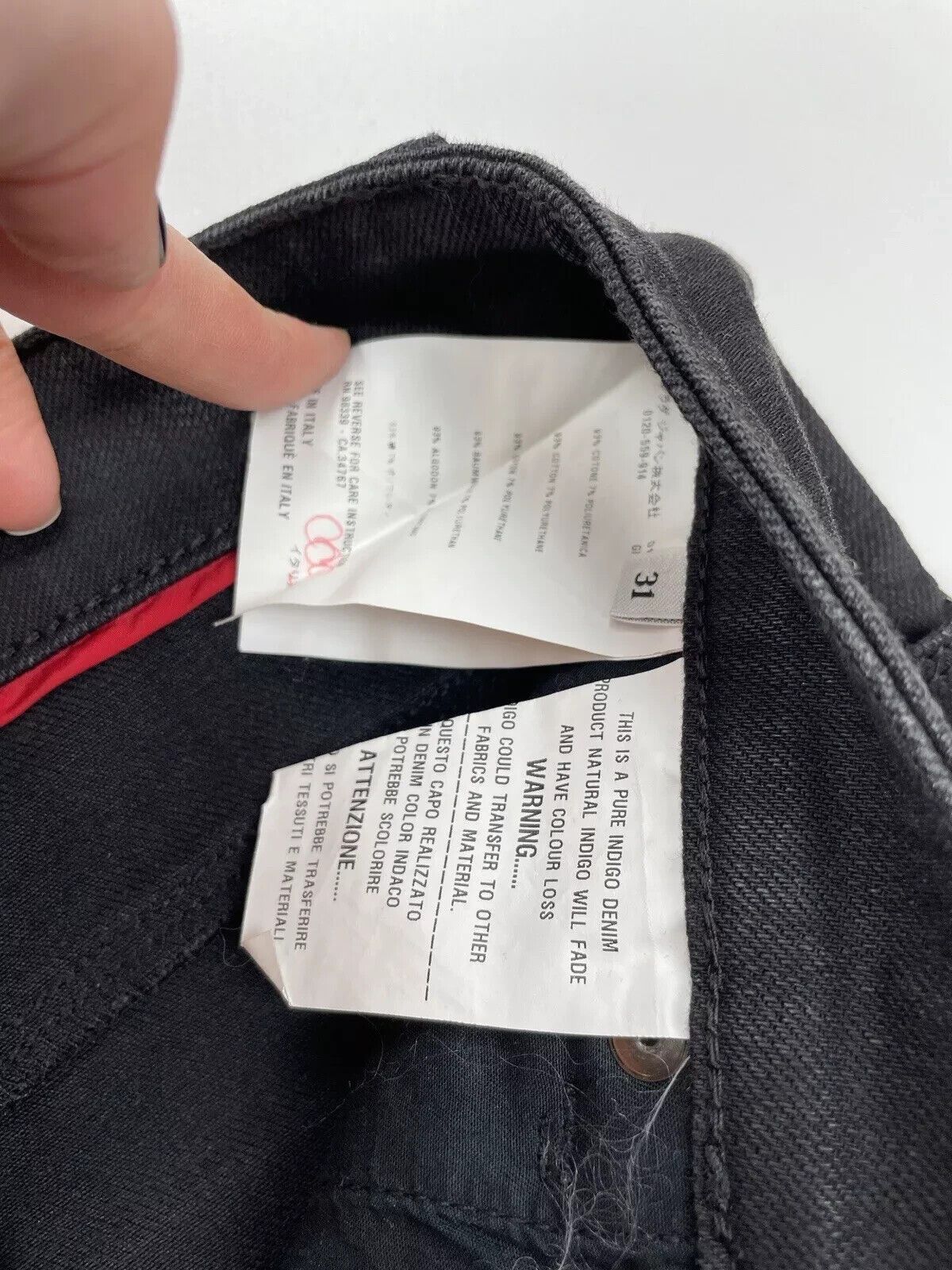 Prada PRADA Mens Tapered Jeans Black Denim Classic Trousers Basic Size US 31 - 12 Thumbnail