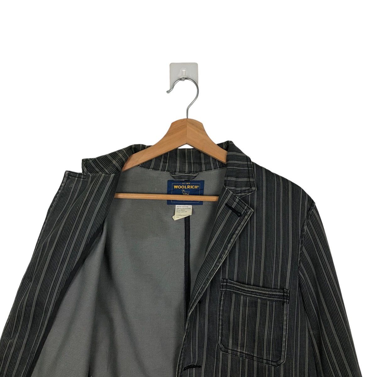 Woolrich Woolen Mills VINTAGE HIKORY CHORE WORK JACKET WOOLRICH JAPAN MADE Size US M / EU 48-50 / 2 - 9 Thumbnail