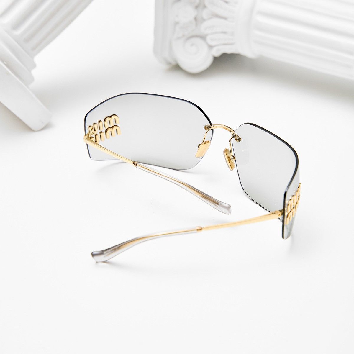 Miu Miu MIU MIU 0MU 54YS 5AK30B SUNGLASSES Size ONE SIZE - 7 Thumbnail