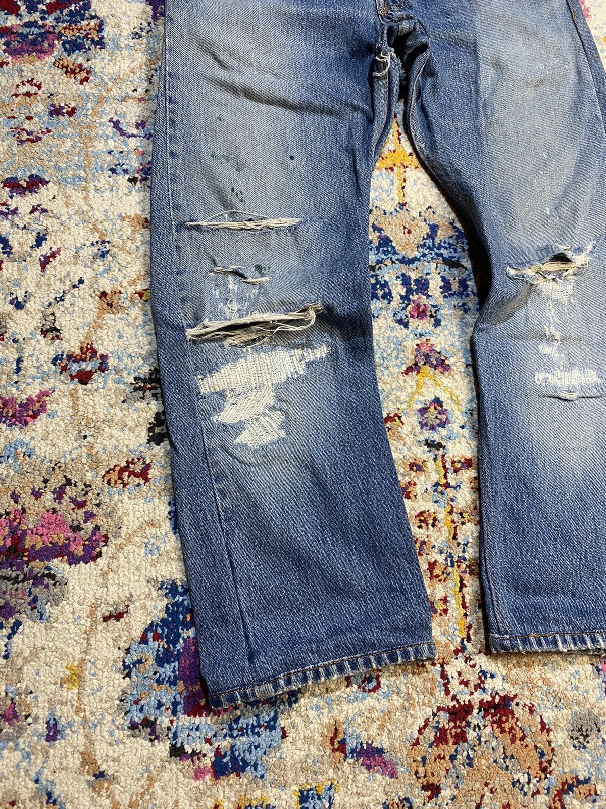 Levi's × RE/DONE LEVIS RE/DONE USA RED TAB DESTROYED JEANS W29 Size US 29 - 6 Thumbnail