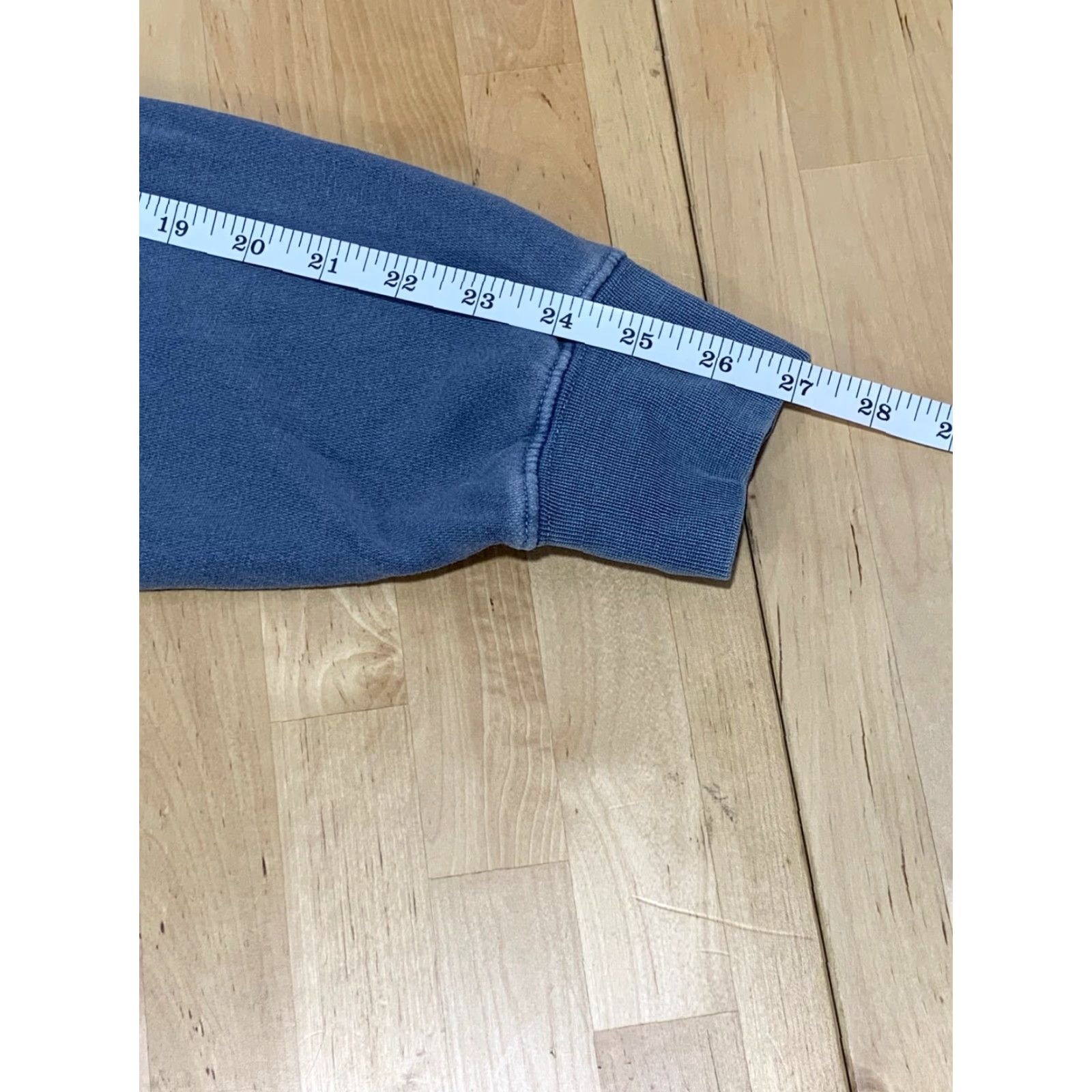 Vintage Independent Trading Company Pullover Sweatshirt Men L Blue Crew Neck Logo Solid Travel All Seasons Cotton Blend Size US L / EU 52-54 / 3 - 6 Thumbnail