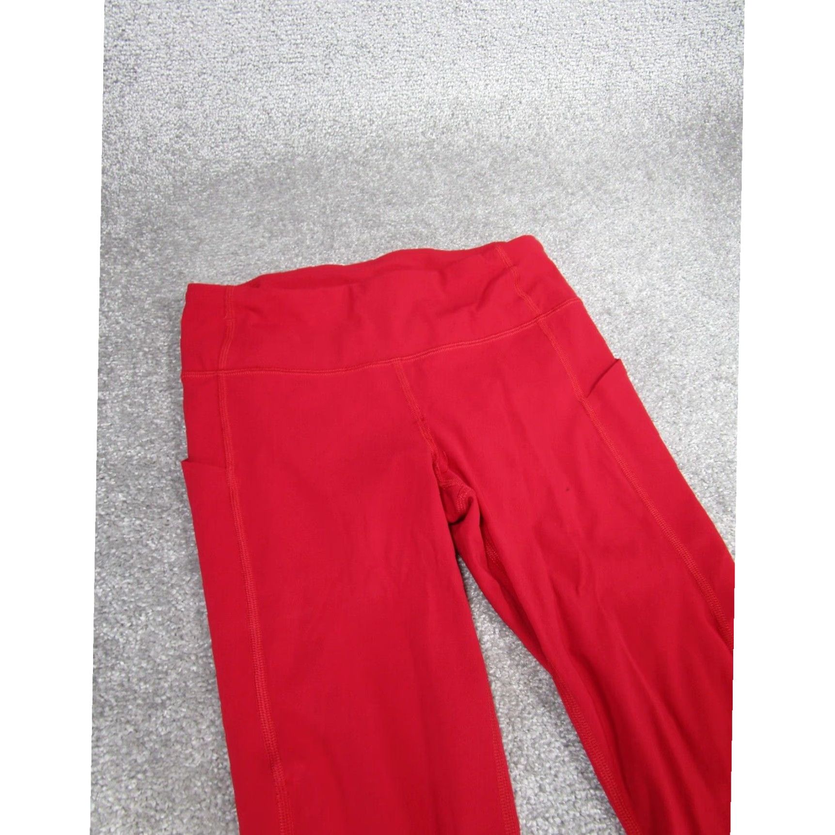 Lululemon Lululemon Womens Leggings Pace Rival Crop Red Running Extra Large XL Size 27" / US 4 / IT 40 - 2 Thumbnail
