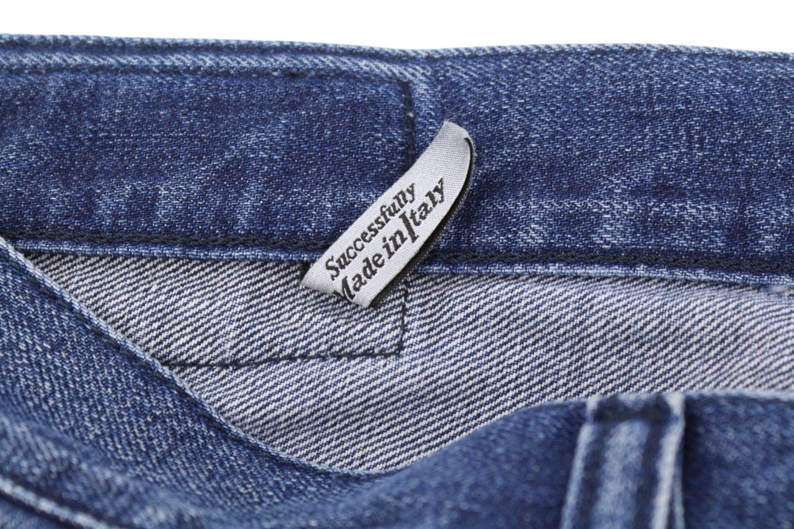 Diesel MHARKY 080AH W34 Blue Faded Distress Cropped Jeans 89136 Size US 34 / EU 50 - 7 Thumbnail