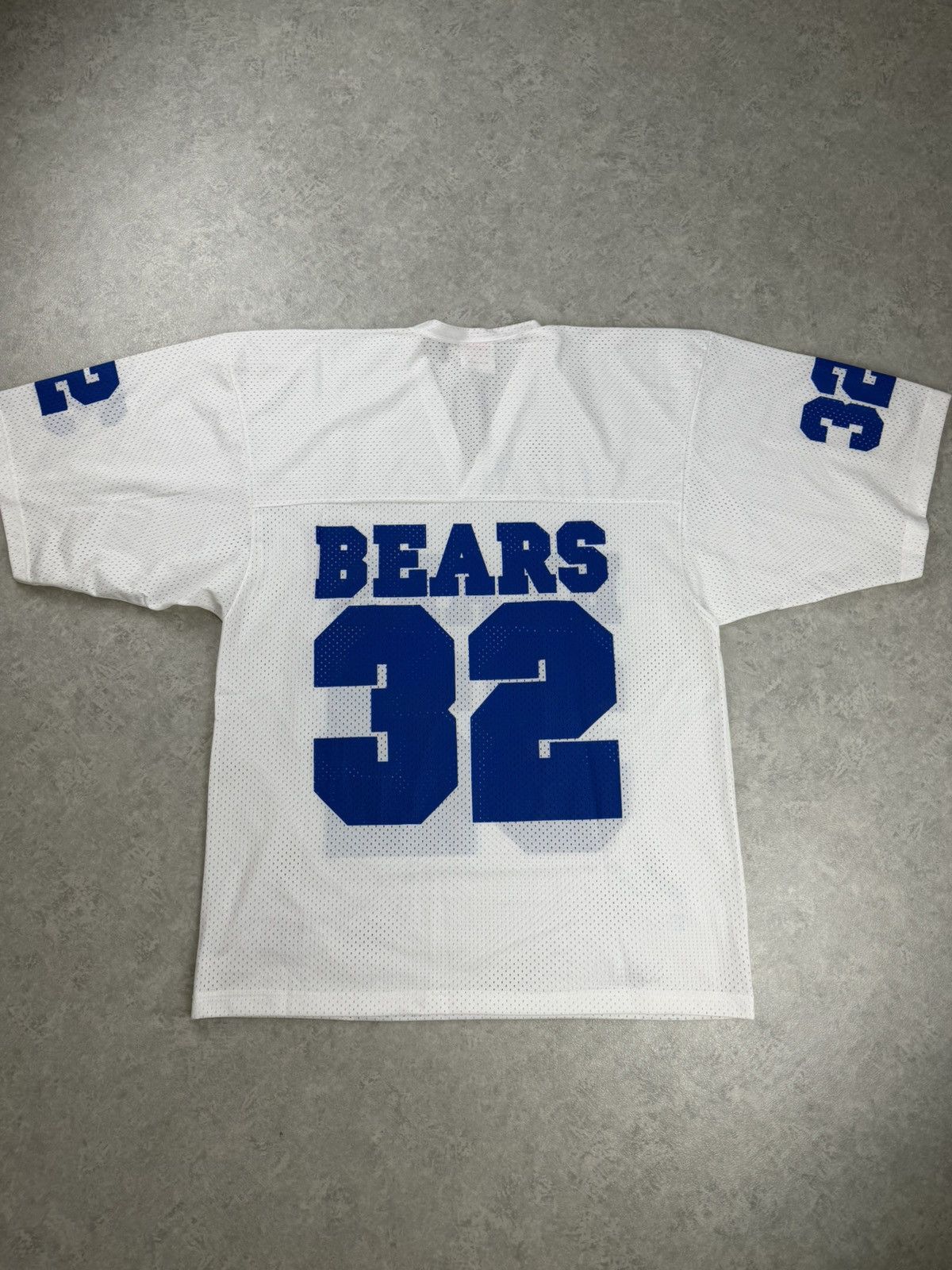 NFL Vintage NFL Chicago Bears #32 Mesh Football Jersey White USA Size US XL / EU 56 / 4 - 10 Thumbnail