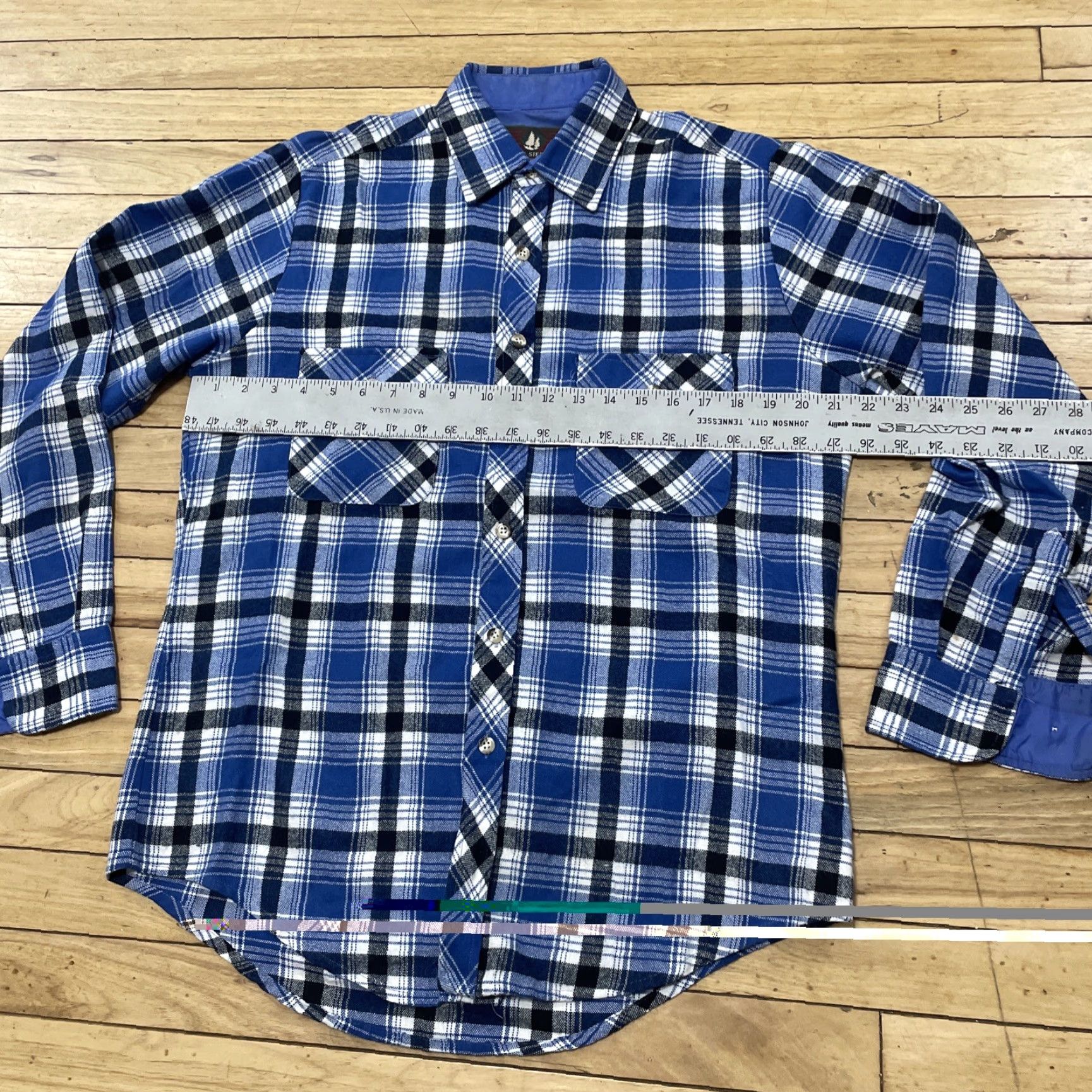 High Sierra VINTAGE High Sierra Flannel Shirt Men M Blue Plaid Western 90s Light Cotton Button-Up Redefined for Search (90s, western, vintage) Mens Size US M / EU 48-50 / 2 - 7 Thumbnail
