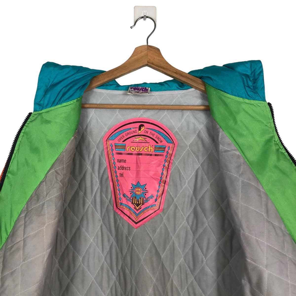 Japanese Brand 🔥Rare Colour Mix Reusch Activewear Colour Block Design Size US L / EU 52-54 / 3 - 11 Thumbnail