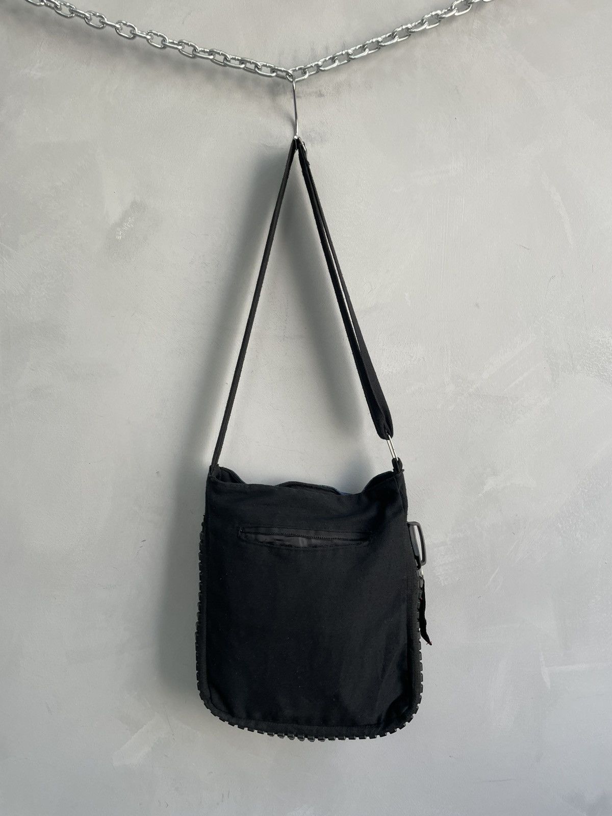 Diesel Avant garde big zipper messenger bag denim y2k Size ONE SIZE - 7 Thumbnail