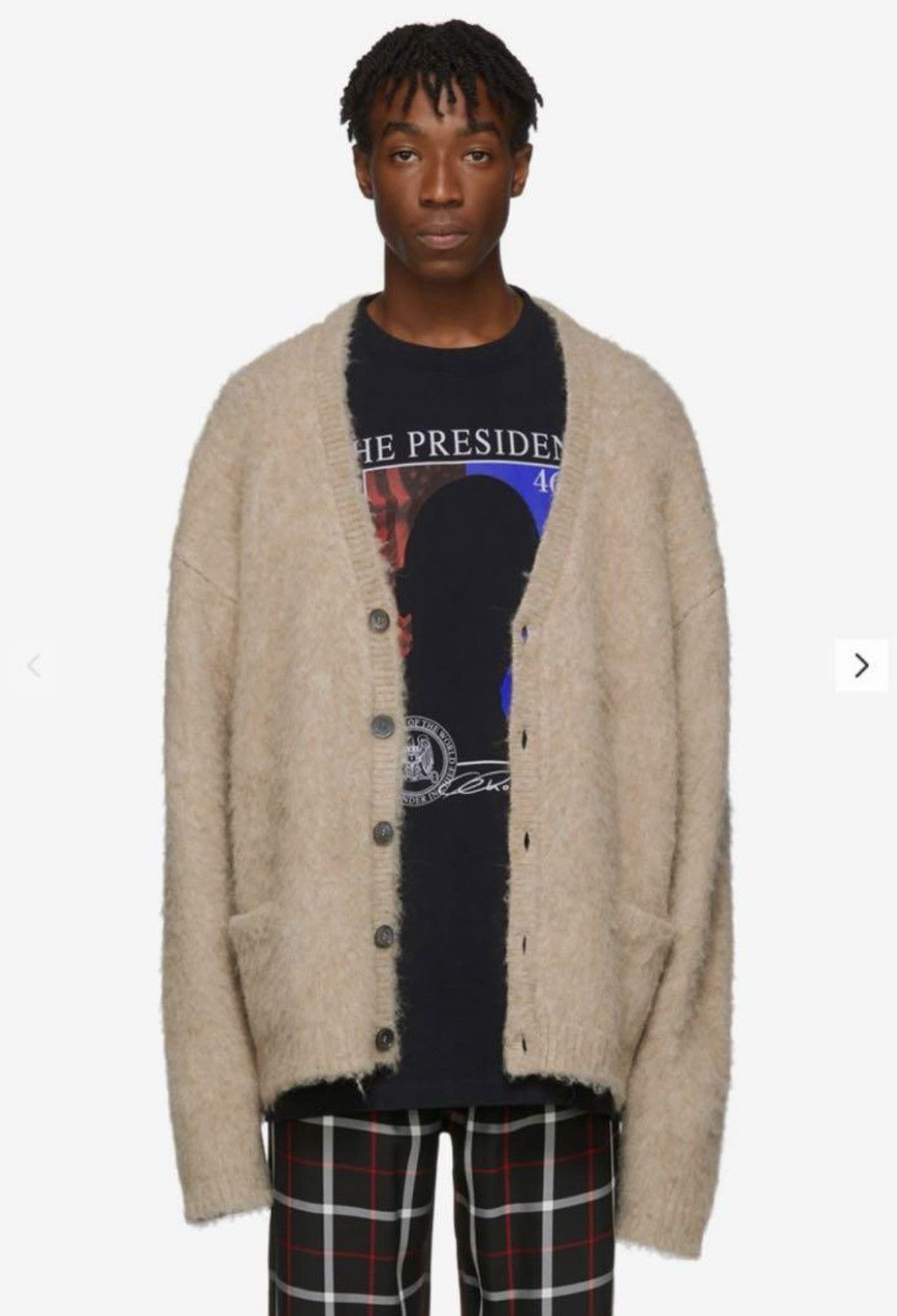 Vetements vetements five botton mohair cardigan kurt cobain Size US S / EU 44-46 / 1 - 2 Thumbnail