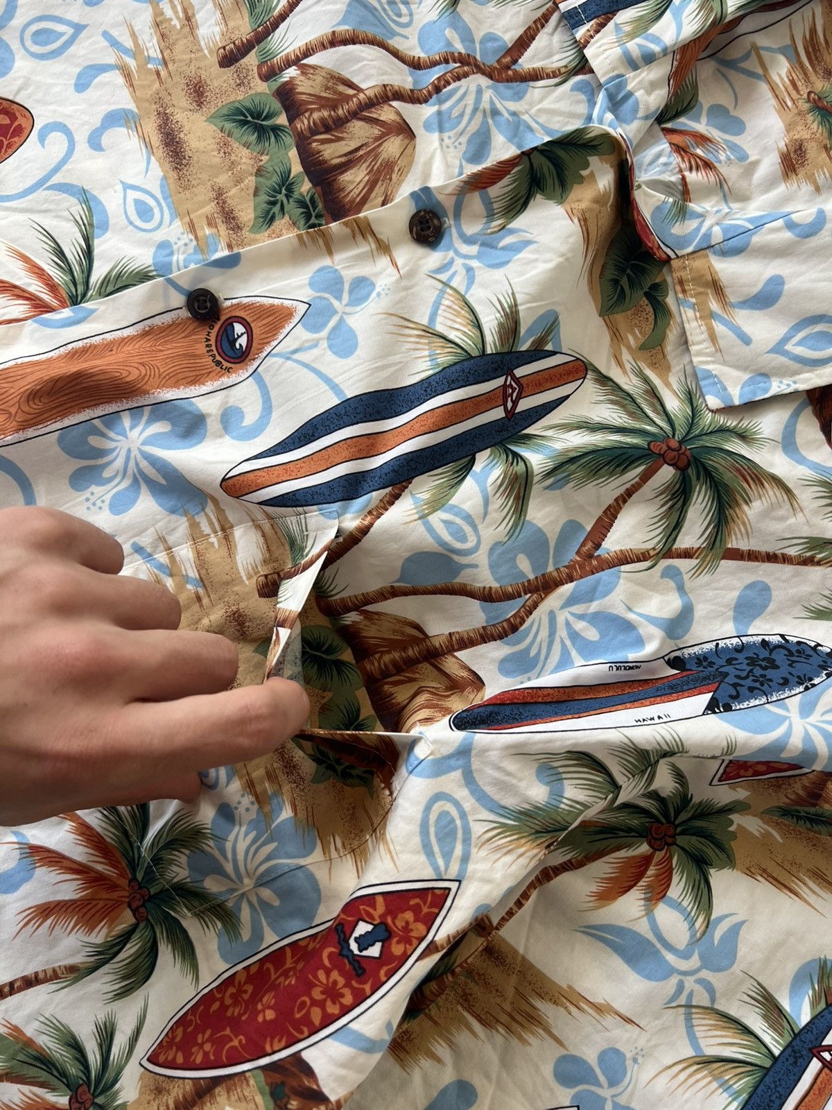 Other Rare Aloha Republic Made in Usa Hawaii Overprinted shirt Size US XXL / EU 58 / 5 - 11 Thumbnail