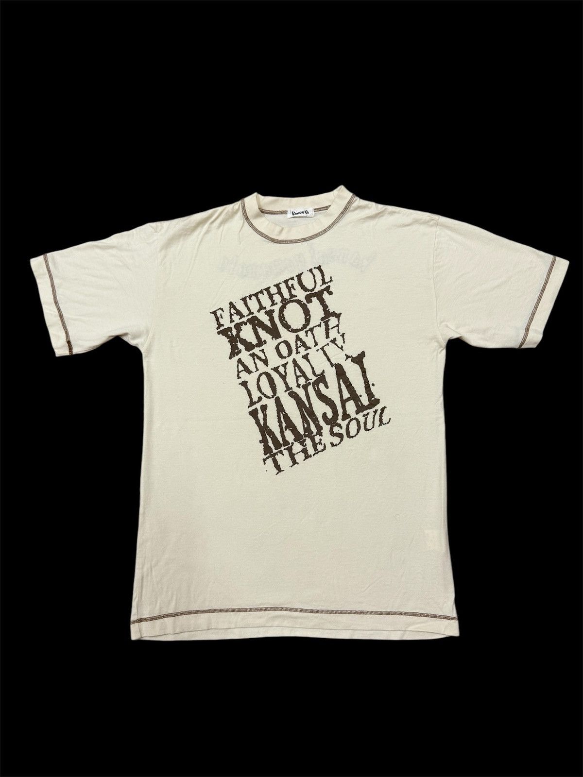 Japanese Brand Kansai o2 KANSAI YAMAMOTO embroidered logo Tshirt Size US L / EU 52-54 / 3 - 1 Thumbnail