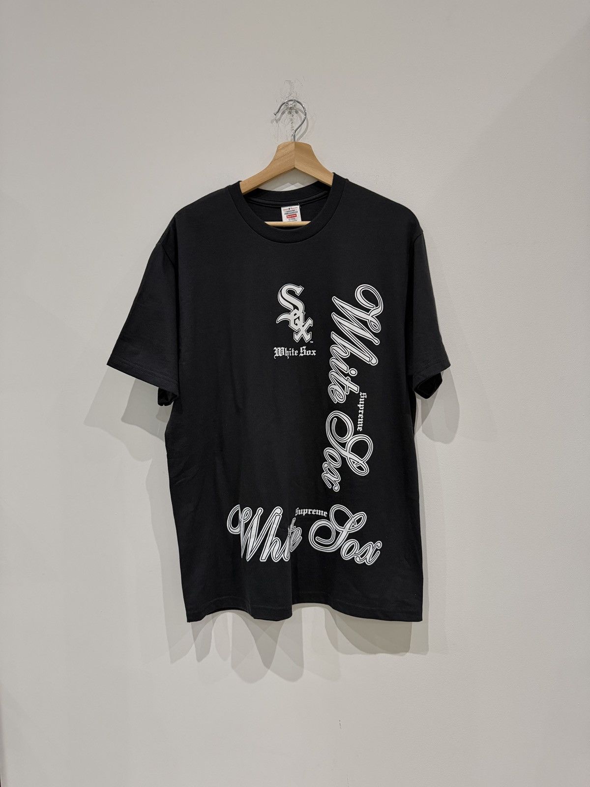 Supreme MLB Chicago White Sox Shirt Black Size: L