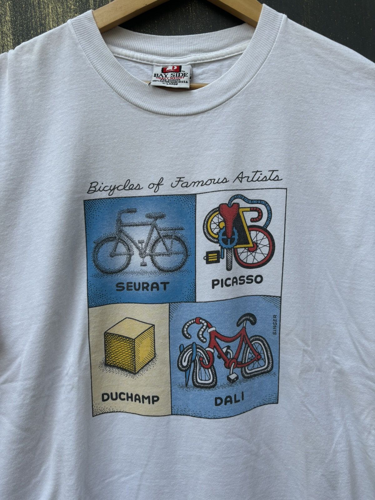 Vintage VERY RARE! Vintage 90’s Parody Picasso Melted Dali Size US XL / EU 56 / 4 - 4 Thumbnail