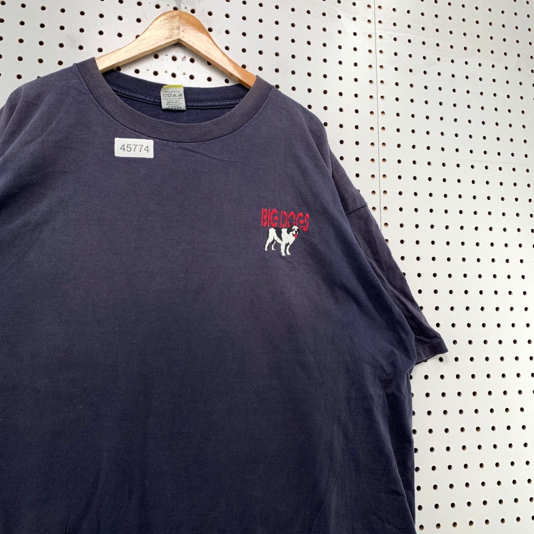 Big Dogs VINTAGE Big Dogs T Shirt Mens 3XL Blue 90s Single Stitch Attitude Made USA Size US XXL / EU 58 / 5 - 4 Thumbnail
