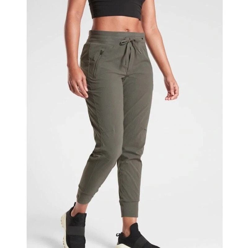 Athleta Athleta Trekkie North Jogger Green Mountain Athletic Pant Size 32" / US 10 / IT 46 - 1 Thumbnail