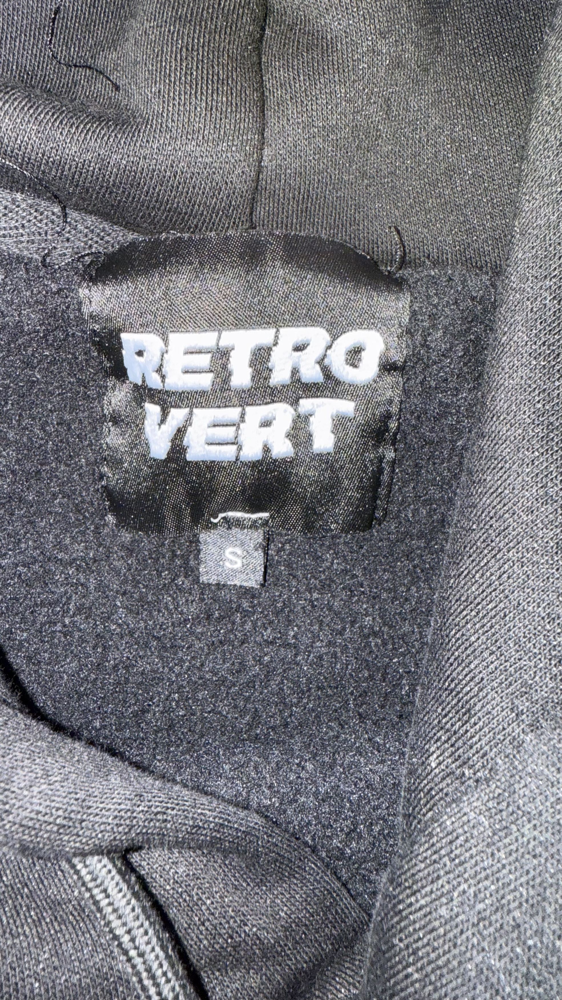 RETROVERT Black Studded Destruction Hoodie Size US S / EU 44-46 / 1 - 2 Thumbnail