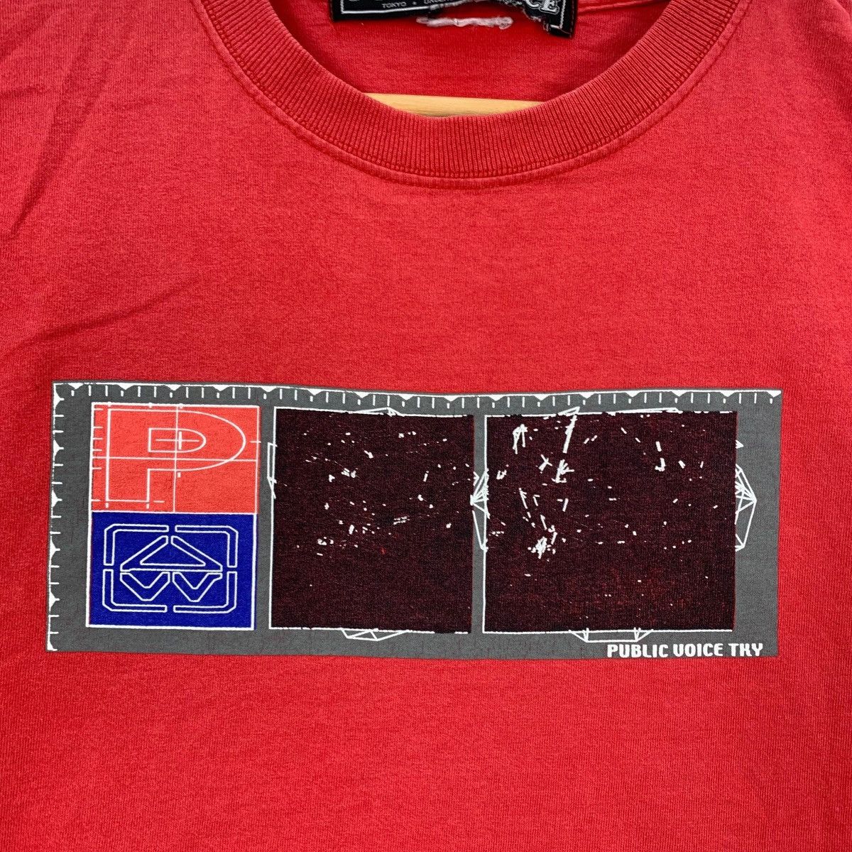 Vintage Vintage PUBLIC VOICE Streetwear Tokyo Underground Tshirt Size US M / EU 48-50 / 2 - 3 Thumbnail