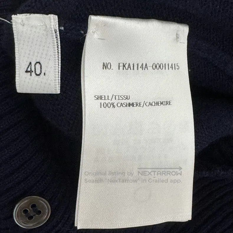 Thom Browne Thom Browne Mock cardigan four-striped cashmere sweater Size US XXS / EU 40 - 5 Thumbnail