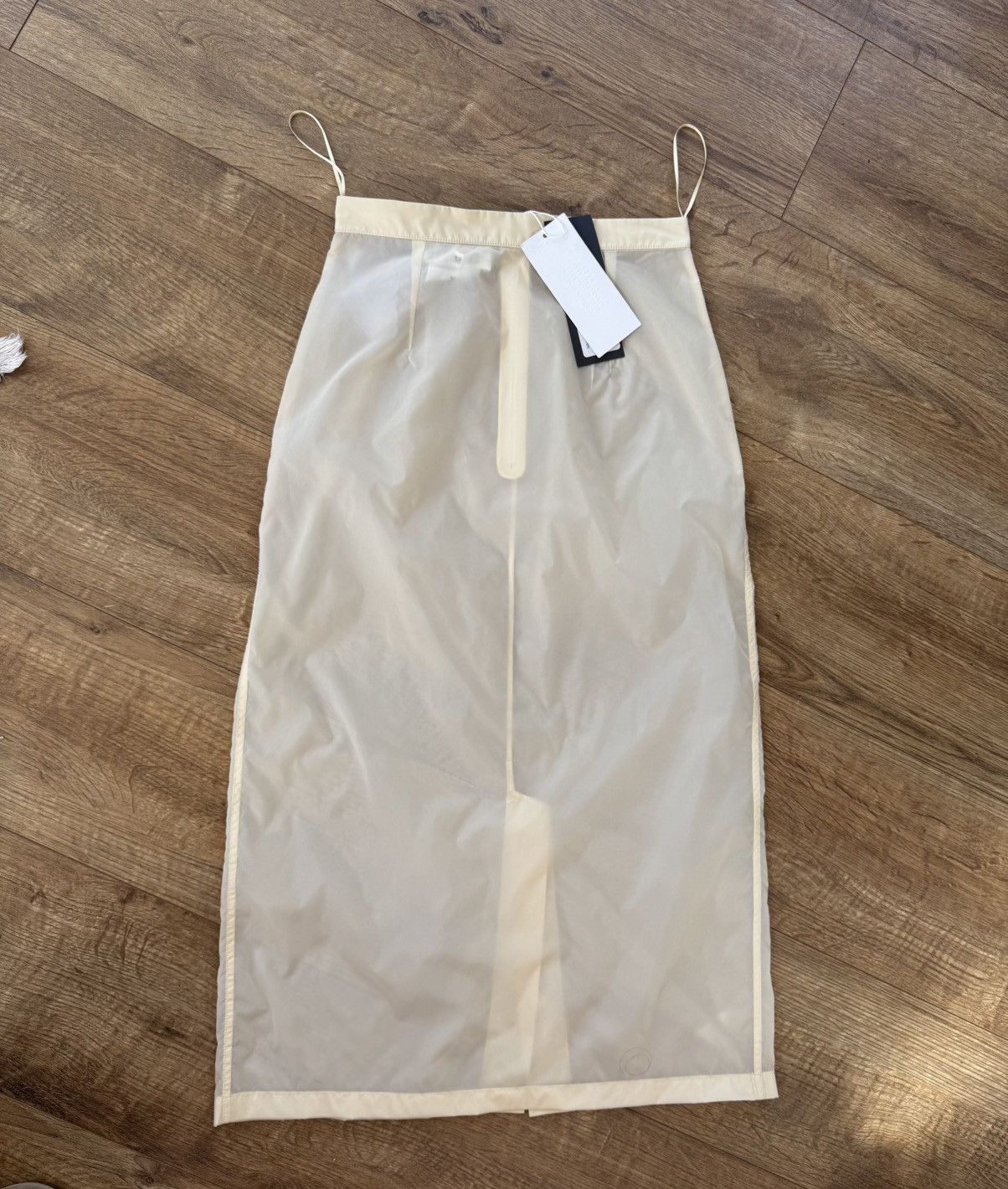 Maison Margiela Maison Martin Margiela pencil semisheer cream skirt,size XS Size 26" / US 2 / IT 38 - 2 Thumbnail