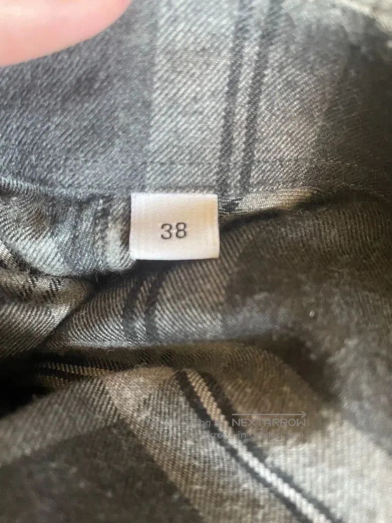 Givenchy Givenchy Long Gray Plaid Shirt. Size US M / EU 48-50 / 2 - 6 Thumbnail