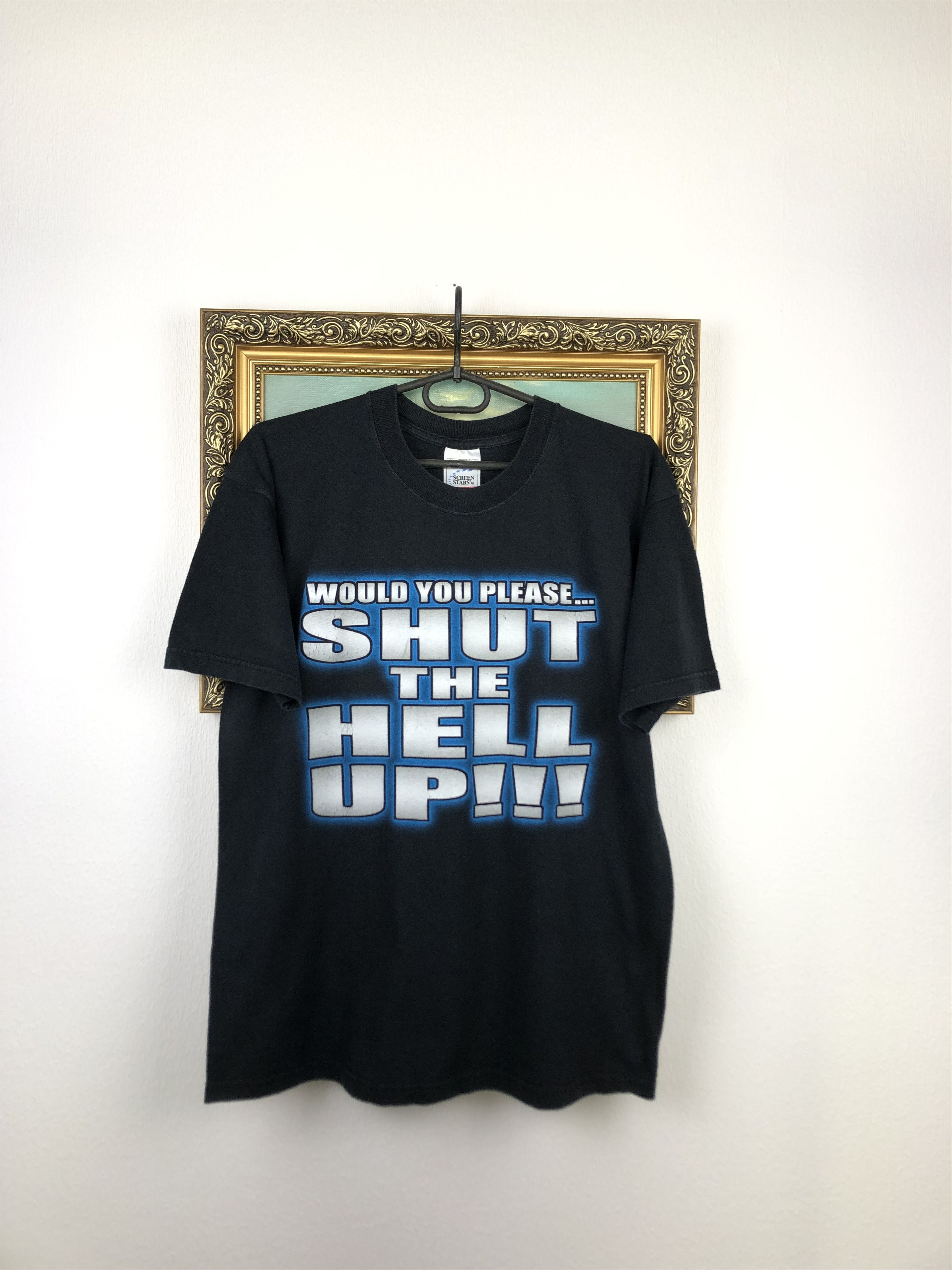 Vintage Vintage Shut The Fuck Up 1990 Graffiti T Shirt 90s | Grailed