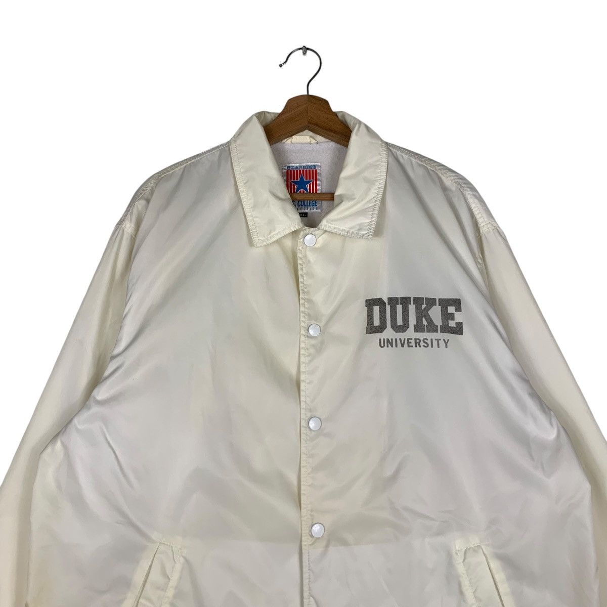 Vintage DUKE UNIVERSITY Sport & Fitness Coach Jacket #1322-C60 Size US XL / EU 56 / 4 - 5 Thumbnail