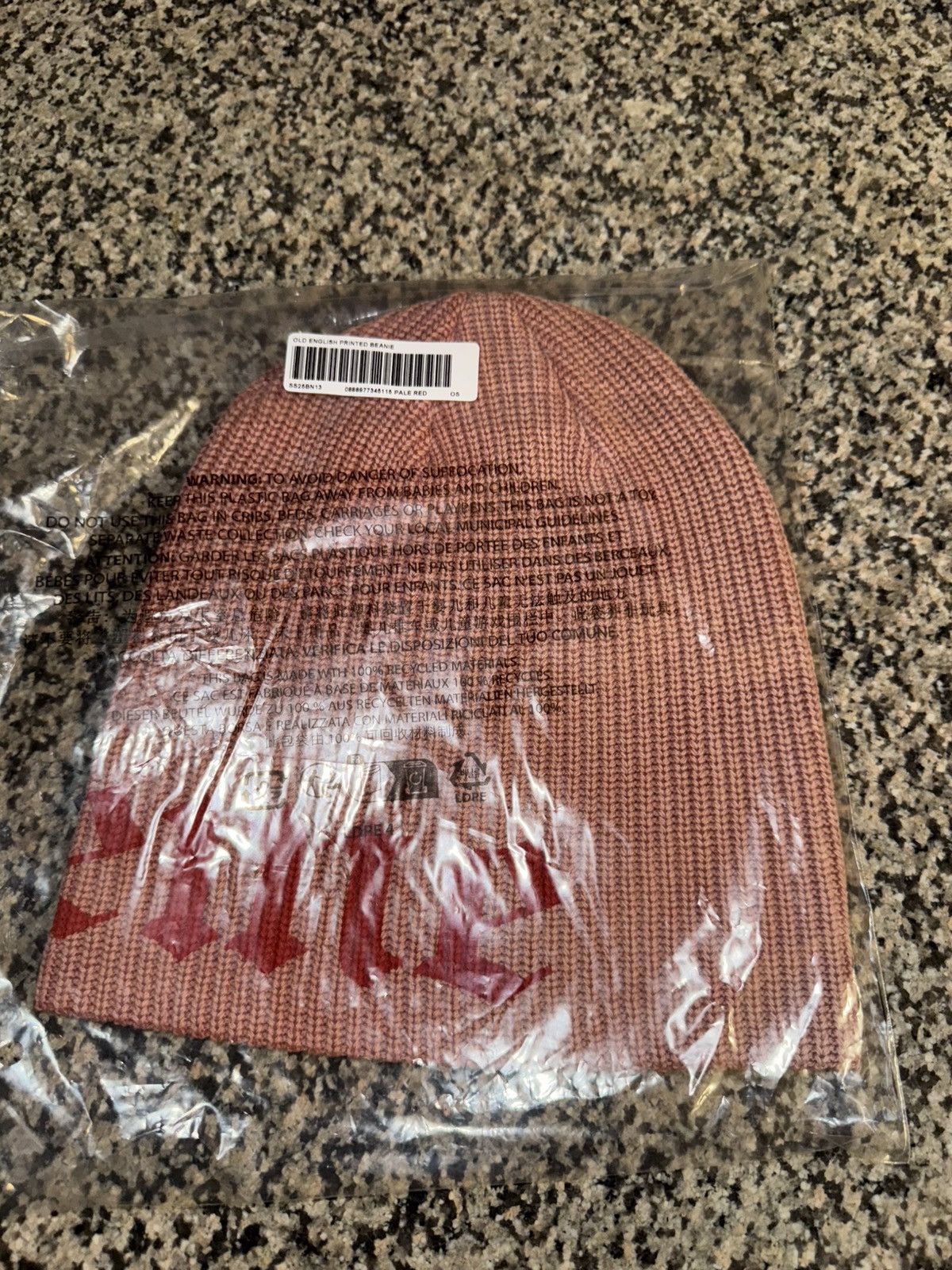 Supreme Old English Printed Beanie Size ONE SIZE - 3 Thumbnail