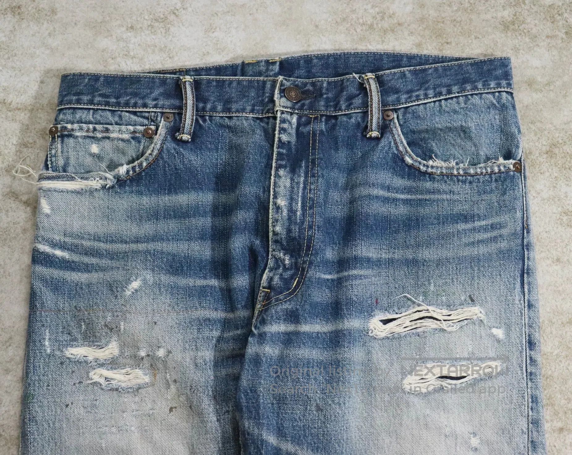 Visvim visvim 19aw journeyman tacked crash jeans. Size US 34 / EU 50 - 3 Thumbnail