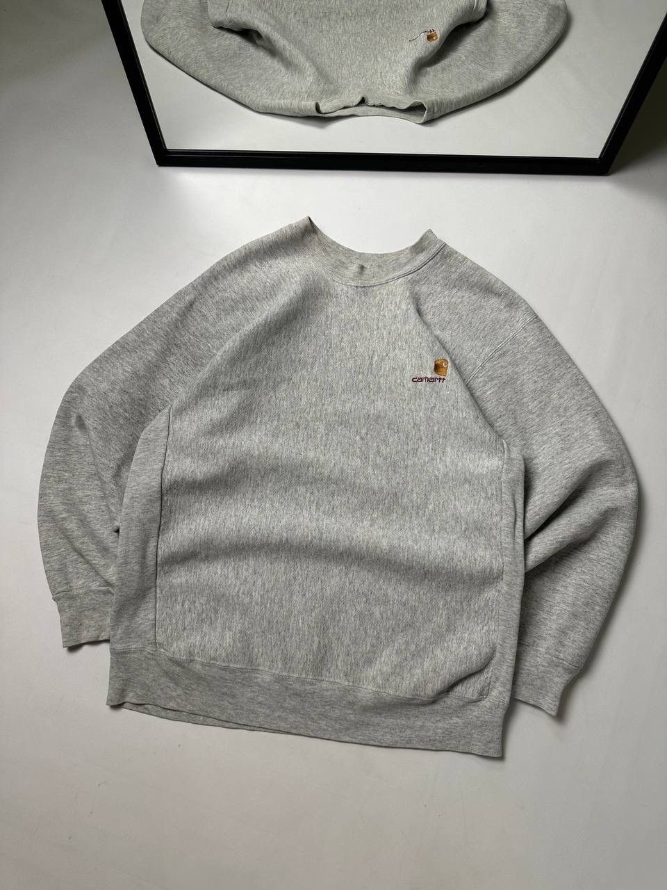Carhartt 90s Carhartt Oversized Work Embroidered Logo USA Cotton Size US L / EU 52-54 / 3 - 1 Thumbnail