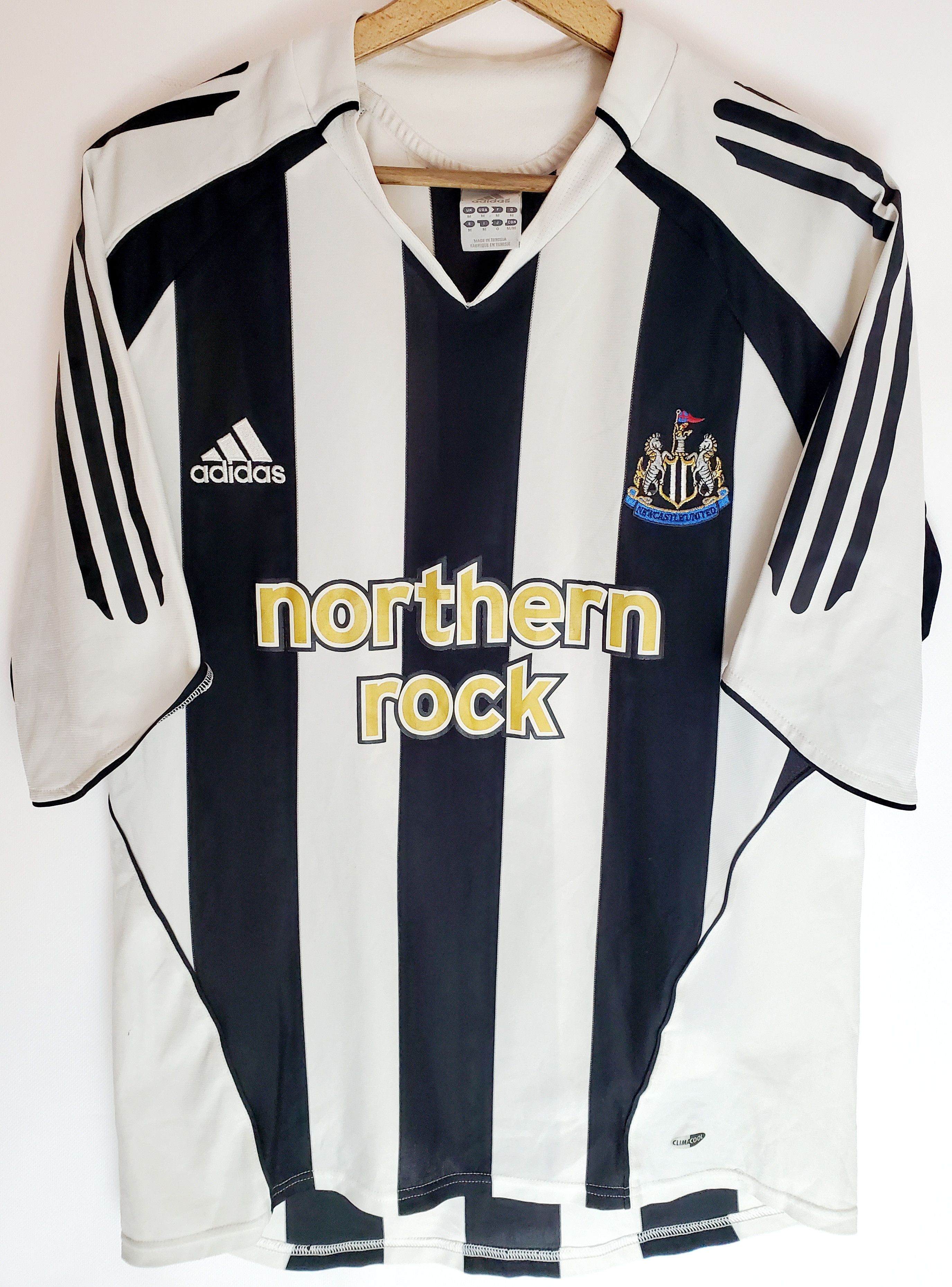 Adidas NEWCASTLE UNITED 2005-2006 HOME FOOTBALL JERSEY SHEARER #9 M Size US M / EU 48-50 / 2 - 1 Thumbnail