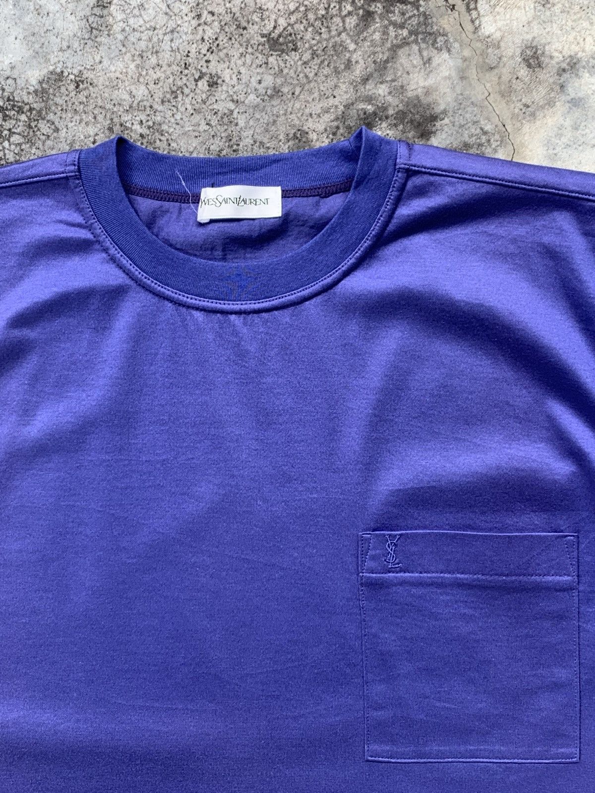 Yves Saint Laurent Yves Saint Laurent Minimalist Pocket Tshirt Size US XL / EU 56 / 4 - 3 Thumbnail
