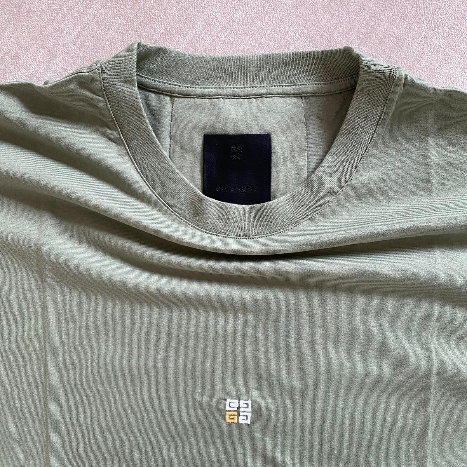 Givenchy Green Embroidered 4G Logo Oversized T-Shirt Size US L / EU 52-54 / 3 - 5 Thumbnail