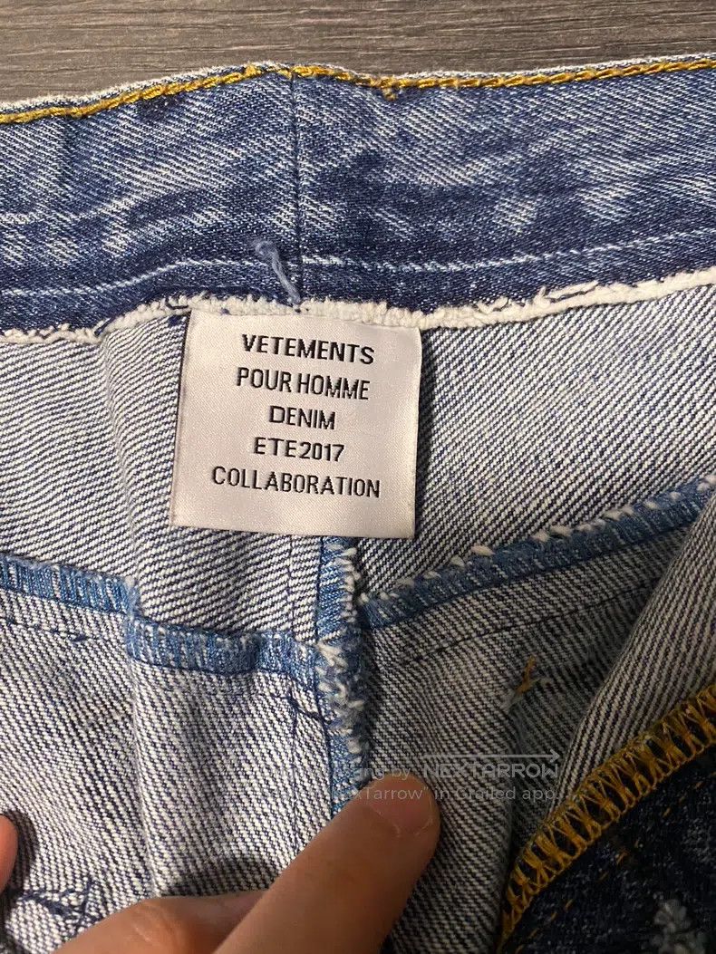 Vetements Vetements size M Denim Pants Size US 28 / EU 44 - 2 Thumbnail